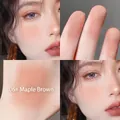 Lameila single color blush palette in 06 Maple Brown for a natural warm makeup finish - 6# Maple Brown