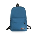 Blue large capacity travel backpack with front zipper pocket and side mesh pockets - Casual Brand Style (NIKKI nanaomi) / Blue