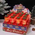 Miniature Christmas snow globe light in a red gift box shape with Santa Claus inside - Merry Christmas Light - Light Style