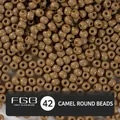4mm khaki painted glass round beads for DIY jewelry making color 42 seeds - EU 42