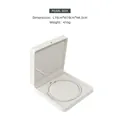 Scatola ottagonale bianca per collana di perle, elegante astuccio regalo 19x19x4.5cm - Scatola collana perla / Bianco