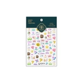 Autocollants 3D pour ongles pixel cartoon avec motifs licorne et cœur arc-en-ciel - TS-1489-Dessin Animé Pixel-Nouveau Style Relief