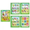 Reusable magic water drawing book set with alphabet and number learning themes - Thick Single-coil Letter Design (includes Pen And Opp Bag)