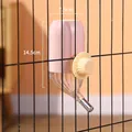 Bebedero rosa de 500ml para jaulas de mascotas con boquilla de acero inoxidable - Pequeño 500ML / Rosa