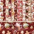 6x6 Santa's Sweets paper pad with 24 sheets of 160gsm acid-free Christmas cardstock - R2582 24 Sheets