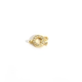 Adjustable golden letter Q bracelet charm with sparkling cubic zirconia micro-inlay - Letter Q(6184295114159)