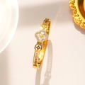 148 Gold And White Bracelet