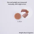 Miniatuur 1,4cm bruine hars biscuit in bloemvorm voor doe-het-zelf en telefoonhoesjes - 1.4cm / Bruin