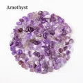 Polished natural irregular purple amethyst crystal chips for DIY jewelry making - Amethyst