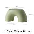 Petit tabouret arc-en-ciel nordique pour enfants en vert matcha mesure 36cm - Vert matcha