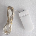 Catena luminosa a LED in filo di rame con scatola batterie per decorazione albero di Natale - Luce in Filo di Rame da 1m