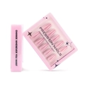 Uñas postizas rosa almendra en caja de regalo premium con ventana transparente - GD20 [Estilo Pegamento]