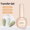 Gel de transferencia Lanmuiar 10ml para diseños de papel de uñas y durabilidad extrema - Pegamento de transferencia