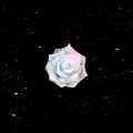 Gradient resin rose cartilage stud with blue and pink glitter finish for elegant look - Blue Purple Gradient Style (A905-5#) / Single Piece