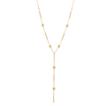 Collana a Y minimalista dorata in acciaio inossidabile con ciondoli a cuore e barra - 1# Cuore Piatto