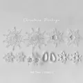 12-piece Christmas tree ornament set featuring transparent acrylic snowflakes and icicles - Set 2 (12pcs)