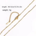 Detail of 18k gold plated snake chain necklace with beads and lobster clasp on white background - Bead Snake Chain / Gold