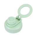 Light green magnetic phone holder lid for vacuum tumblers with portable handle strap - Pale Green