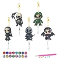 DIY Halloween diamond painting keychains set with reaper, skeleton, and monster designs - Grim Reaper And Skull Style