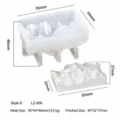Iceberg shaped silicone mold for DIY candles and soaps with product dimensions - Iceberg D LZ-509