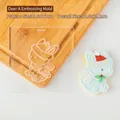 Reindeer fondant cookie stamp and cutter tool set for Christmas baking decoration - Deer A Stamp (QA0345)