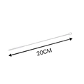 Reusable 20cm stainless steel straw cleaning brush with soft nylon bristles - Cleaning Brush / 20cm