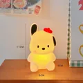 Cute cartoon dog silicone night light with warm LED glow for bedroom decor, 11cm height - 3# Hat Dog