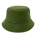 Classic army green bucket hat made of durable thickened twill cotton fabric - Army Green