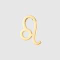 Gepolijste gouden Leeuw sterrenbeeld hanger voor DIY sieraden maken accessoires - Leeuw Stijl (YP25238) / 1 Stuk / Goud