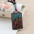 Ebony Heaven's Eye Peace Brand Nepal Rope Style