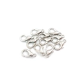 Silver lobster claw clasps for necklaces and bracelets diy jewelry making findings - White K/Silver