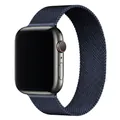 Midnight blue Milanese loop stainless steel band with magnetic buckle for Apple Watch - 21 Deep Blue / 38/40/41/42mm