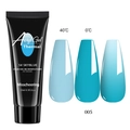 Thermal color-changing acrylic nail extension gel 15ml in sky blue shade 5# - Thermal Sky Blue (05)