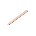 Detalle de una tira de acero inoxidable pulido oro rosa 5mm para hacer anillos DIY - 5X52mm / Oro rosa