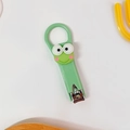Cute green cartoon frog nail clipper made of stainless steel for student personal care - Green Frog