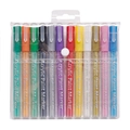 Set of 12 colors acrylic paint markers for DIY nail art in a transparent snap bag - 12 Pcs/Set