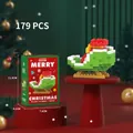 Christmas sleigh building blocks toy W1409 model with 179 micro pieces for kids - Christmas Sleigh (179 PCS)