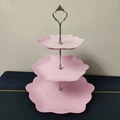 3-Layer Hexagon Pink Silver