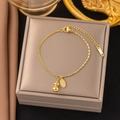 Glücks-Kürbis Armband (Gold)