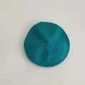 Kids knitted candy color beret in dark teal finish with soft textured weave - One Size (3-30 Months Elastic) / Lake Blue