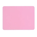 Minimalist pink silicone placemat for kids and pets on a clean white background - Pink