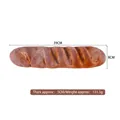 Τεχνητό μοντέλο γαλλικής μπαγκέτας 39cm από PU για διακόσμηση και βιτρίνα αρτοποιείου - Καφέ μακρύ ψωμί