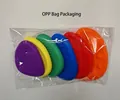 Set of six colorful sensory fidget stones with diverse tactile silicone textures - OPP Bag