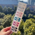 Lot de 10 barrettes à cheveux en métal pour filles avec motifs étoiles colorés - Mélange de Motifs d'Étoiles