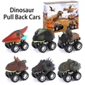 Set da 6 macchinine dinosauro a frizione dipinte a mano con pneumatici off-road in scatola - Scatola Colorata Macchinine Dinosauro Confezione da 6