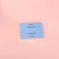Sky blue cardstock jewelry display cards featuring white accessories text, 8cm wide - 100F Blue Card (8*6)
