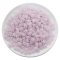 Matte light purple acrylic star beads for DIY handmade jewelry and hair accessories - Frosted Purple Star