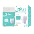 Poudre dentaire à la menthe blanchissante 80g pour un nettoyage buccal en emballage blanc - No.1 Vert Effet Rapide 3 Jours / 80g