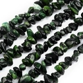 Irregular green shell gemstone beads for DIY necklace and bracelet jewelry making - 8*5mm (Approx. 220 Pcs) / Peacock Green Coral Chips