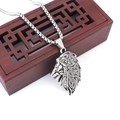 Collar vintage de acero inoxidable con colgante de cabeza de león para hombre y cadena - Estilo León con Cadena